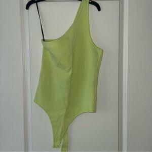 NWT Forever 21 Lime Green Bodysuit Size Large